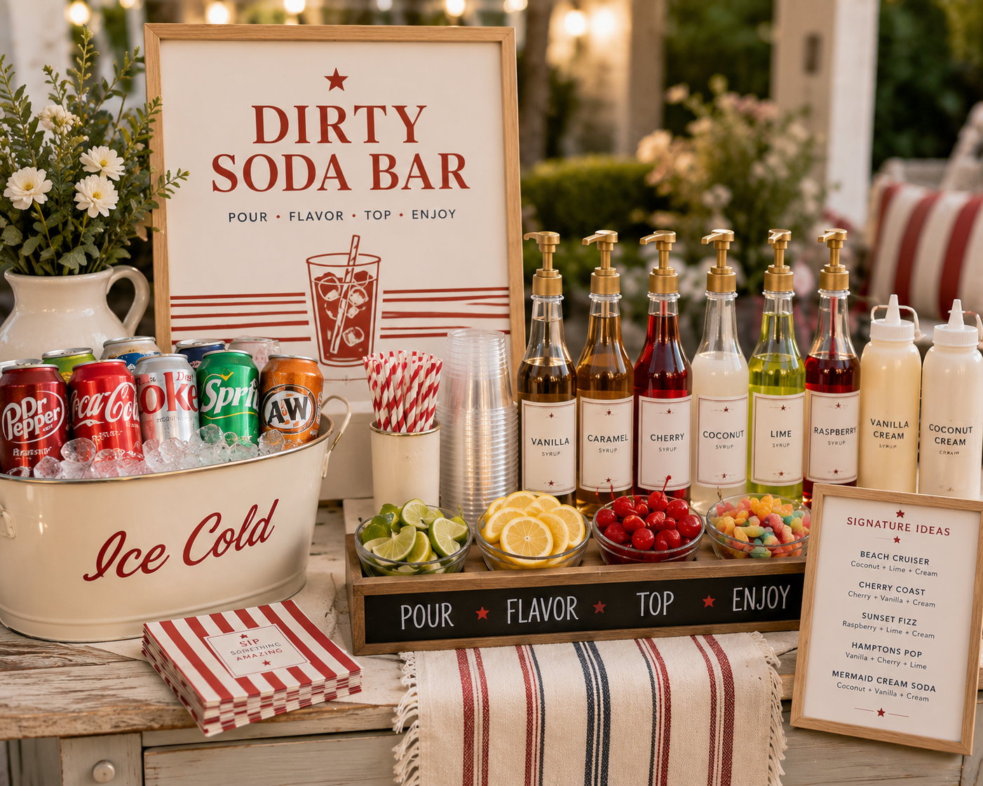 Dirty Soda Bar Add On